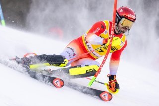 Loïc Meillard, 8ème de la première manche, auteur d'une belle remontée sur le second tracé
